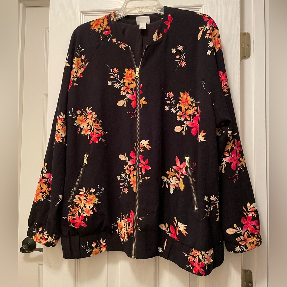 Ava & Viv jacket with floral print